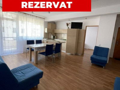 Apartament finisat, mobilat,  zona  buna, loc de parcare 