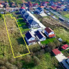 Teren 2.000 mp, proiect 2 duplexuri, Chinteni, posibilitate parcelare